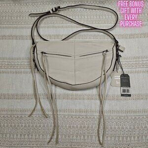 liv. Olivia + Joy Off-White Leather Crossbody Bag – New with Tags